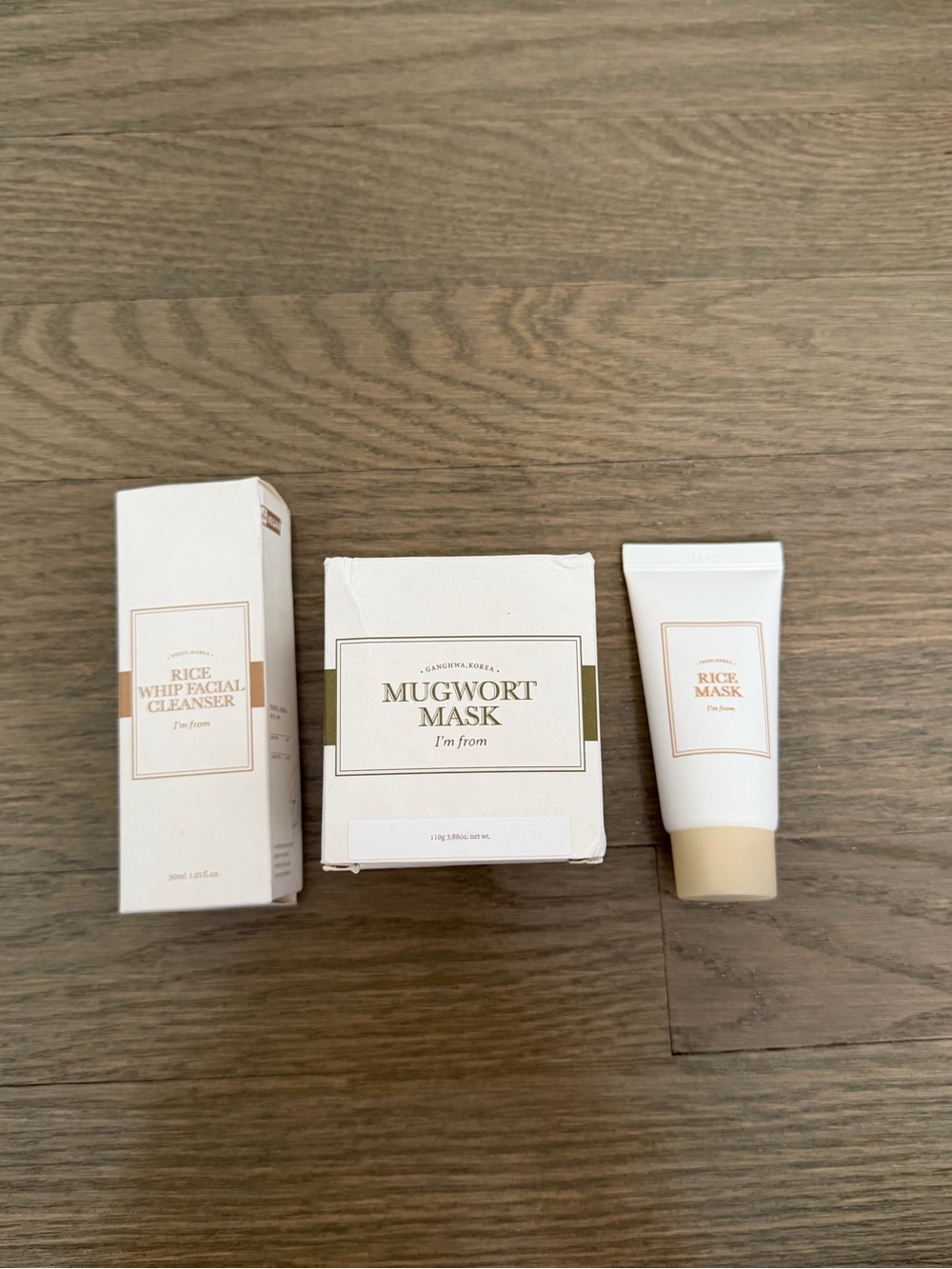 NWT Korean Skincare I'm From Mugwort Mask & Rice Skincare Bundle
